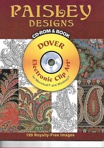 Paisley Designs by K. Prakash P/B Book and CD-ROM Dover 2008 - Picture 1 of 1