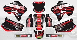 5459 MOTOCROSS GRAPHIC DECAL STICKER FOR HONDA CR125 1995-1997 CR250 1995-1996 - Picture 1 of 1