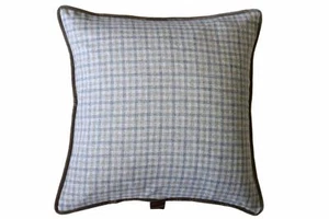 Beige & Grey Check / Beige Velvet Beige velvet piping, 53x53 - Imagen 1 de 4