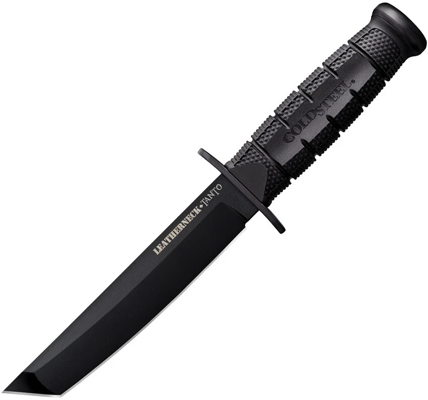 Cold Steel Leatherneck Black Kray-Ex D2 Steel Tanto Fixed Blade Knife 39LSFCT - Image 1 of 1