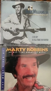 Hank Williams Sr & Marty Robbins 2x 3cd Box sets . - Picture 1 of 2