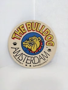 Bulldog Coffeeshop Coaster Amsterdam Early 2000's Cannabis Marijuana Pot - Picture 1 of 5