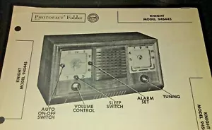 Knight Model 945S445 Photofact Folder - Bild 1 von 1