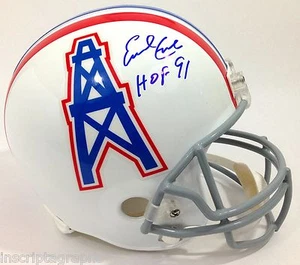 Earl Campbell Signed Houston Oilers Helmet JSA COA Autograph Texas Tyler Rose - Picture 1 of 2
