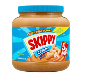 SKIPPY Peanut Butter, Creamy, 7 G Protein per Serving, Shelf-Stable, 80 oz Plast - Picture 1 of 15