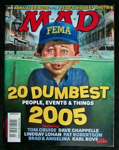 MAD Magazine #461 Januar 2006 - Fema, 20 dümmste - Tom Cruise, Brad & Angelina - Neuwertig - Bild 1 von 2
