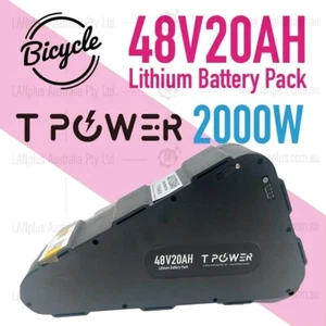 Tpower 48V 20AH Hard Case Lithium Battery f eBike 750W 1000W 1500W 1800W 2000W - Picture 1 of 5