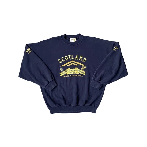 Vintage Umbro Scotland National Team Soccer Sweatshirt Size L Cover
