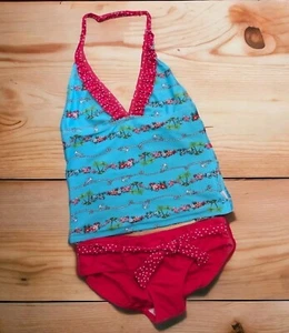 Seafolly Kids Girls Bon Voyage Halter Singlet Bikini Age 12 - Picture 1 of 3