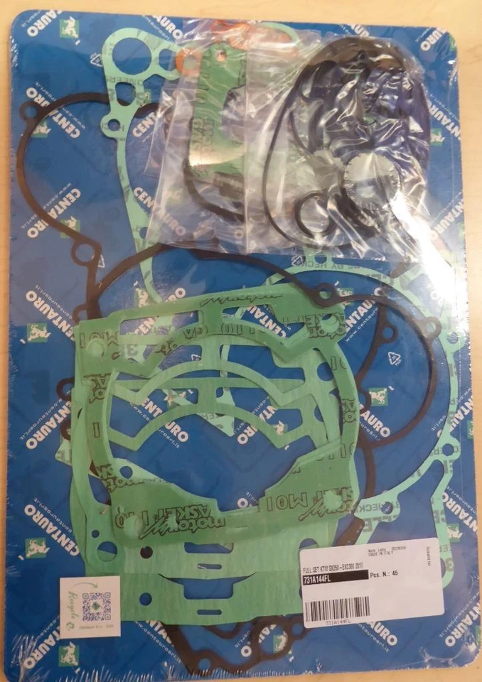 2017 KTM SX250 EXC300 engine gasket COMPLETE set 731A144FL Foto 1 de 1