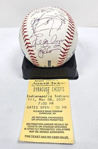 2009 Indianapolis Indians Team Signed Rawlings Official Major League Baseball - Picture 1 of 7