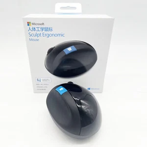 Brand New Microsoft Wireless Mouse Sculpt Ergonomic Blue Shadow Comfort - Picture 1 of 4