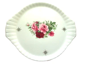 Victorian Rose Porcelain Tea Underplate Plate 8" Formalities By Baum Bros - Picture 1 of 5