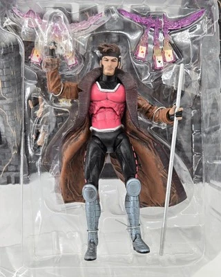 Marvel Select X-Men Gambit 7" Action Figure NEW Untouched From Damaged Packaging - Image 1 of 4