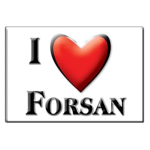 Forsan, Howard County, Texas - Fridge Magnet I Love Souvenir Usa Gift Idea - Foto 1 di 10