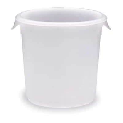 Contenedor de almacenamiento redondo Rubbermaid Commercial Fg572100wht, 4 cuartos Foto 1 de 2