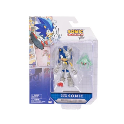 Sonic The Hedgehog Comic Collection Metal Virus 4” Figure ℹ️READ DESCRIPTIONℹ️ - Image 1 of 4