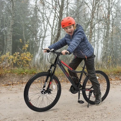 24 inch Mountain Bike 21 Speed Bicycle Bike Full Suspension High-Carbon Steel - Image 1 of 4