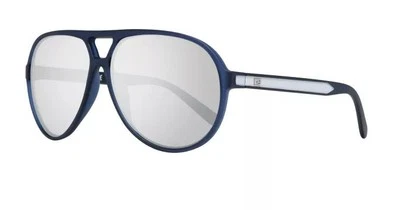 Очки солнцезащитные GUESS GF5070/S 91C 60 мм матовые синие/дымчатые зеркальные - Изображение 1 из 4