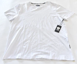 Camisa Vince Camuto Para Hombres XL Blanca Manga Corta Camiseta Tela Suave - Nueva con Etiquetas - Imagen 1 de 4