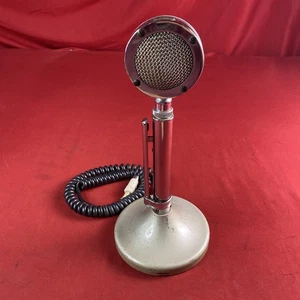 Astatic (D-104) Microphone & T-UG8 Stand - Missing Bottom Plate, See Photos - Picture 1 of 11