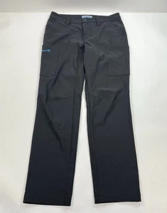 Amazon Pants Mens Small Sz 30-32 Luly Yang Stretch Cargo Uniform Driver Black - Picture 1 of 10