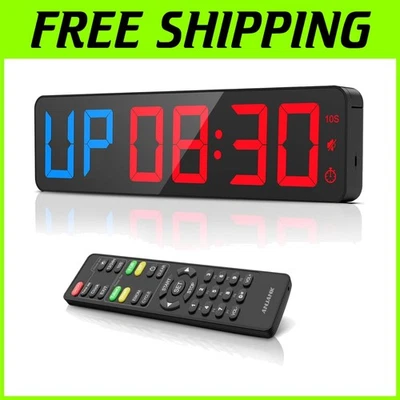 15" Gym Timer LED Wall Clock | Countdown Stopwatch - Image 1 of 4