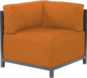 Corner Chair Slipcover HOWARD ELLIOTT AXIS STERLING Canyon Orange Polyester
