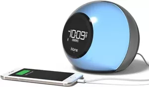 iHome iBT29BX6 Bluetooth Color Changing Dual Alarm Clock FM Radio with USB - Picture 1 of 3