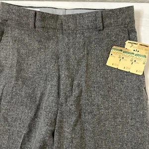 Boys 9/10 Gray Wool Dress Pants Big Kid Camille Ltd Vintage NEW with Tags - Picture 1 of 9