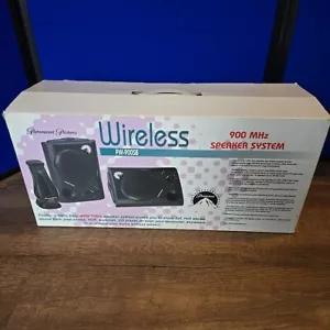 Vintage Paramount Pictures Wireless 900 Mhz Speaker System PW-900SB NIB HTF - Picture 1 of 11