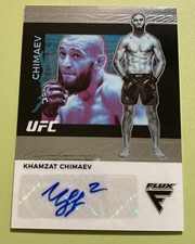 Khamzat Chimaev 2022 Panini Chronicles UFC Flux Auto #FX-KHM Auto