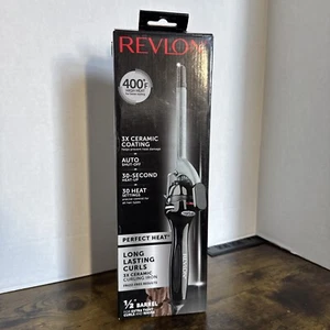 Revlon 1/2” Barrel Ceramic Curling Iron NEW OPEN BOX - Picture 1 of 8