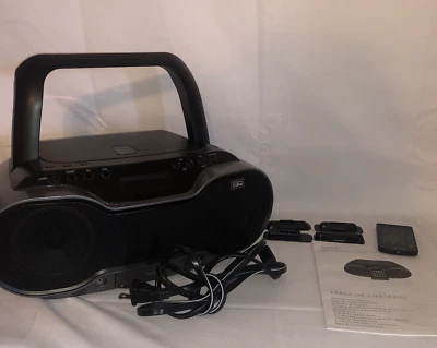 ilive portable music system IB319-IB Docking for iPod Remote CD Player Works - Image 1 of 4