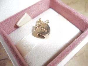 Genuine Authentic Pandora 14ct Gold Key To My Heart Charm 750341 G585 ALE - Picture 1 of 2