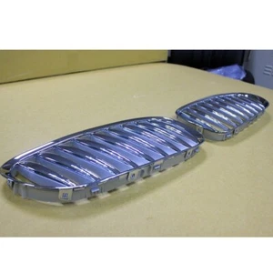 Chrome + Silver Front Hood Grille Fits For BMW Z4 E85 E86 Coupe Cabriolet 03-08 - Picture 1 of 6