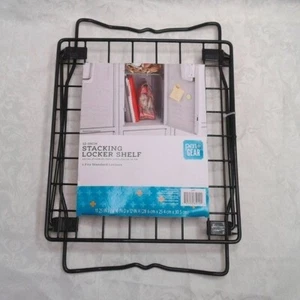 Pen + Gear Wire Stackable Locker Shelf Black 12″H x 10"D x 11.25" W - NEW - Picture 1 of 3