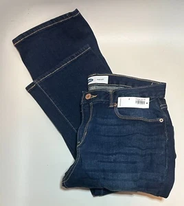 NWT Old Navy Girls Boot-Cut Jeans Size 16 Regular (not an adult size) Dark Wash - Picture 1 of 4