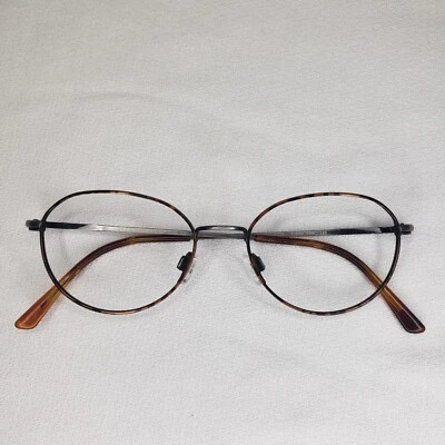 Marco de gafas redondo de metal Givenchy 19 talla 51 pistola Demi ámbar Foto 1 de 4