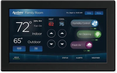 Aprilaire 8840M 7-Inch Color Touchscreen Wi-Fi Automation IAQ Thermostat - Image 1 of 3