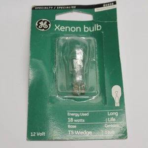 GE 85938 Xenon Bulb 18 Watts 12 Volts T5 Wedge Long Life Car Lighting Headlight - Picture 1 of 2