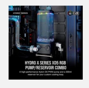 Corsair XD5 RGB Hydro X Series Pump Reservoir - Brand New - Photo 1/3