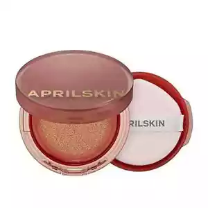APRILSKIN Hero Cushion Foundation 12g + 12g Refill – Satin Finish K-Beauty - Picture 1 of 2