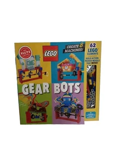 LEGO Gear Bots by Editors of Klutz (English) Novelty Book, Create 8 Machines! - Picture 1 of 10