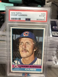 1977 Topps Champion Summers #299 PSA 6 (053) NICE!!! - Bild 1 von 2