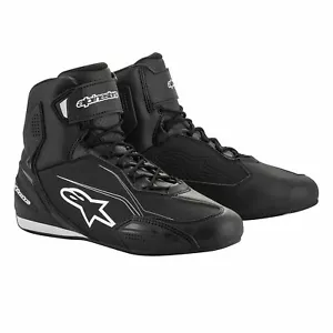 Alpinestars Faster 3 Motorcycle Motorbike CE Approved Shoes - Black - Picture 1 of 3