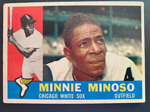 1960 Topps Minnie Minoso Chicago White Sox #365 VGC
