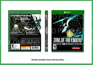 CUSTOM REPLACEMENT CASE Zone of the Enders HD XBOX NO DISC SEE DESCRIPTION - Picture 1 of 2