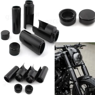 Cubierta de horquilla completa negra para Harley-Davidson Softail Breakout FXBR FXBRS 2018-up Foto 1 de 4