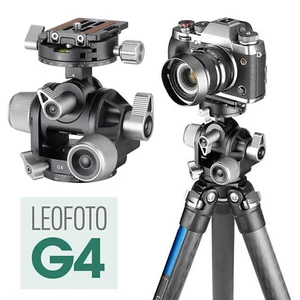 2023 New Leofoto G4 Panoramic Geared Head Tripod head with Plate - Picture 1 of 7